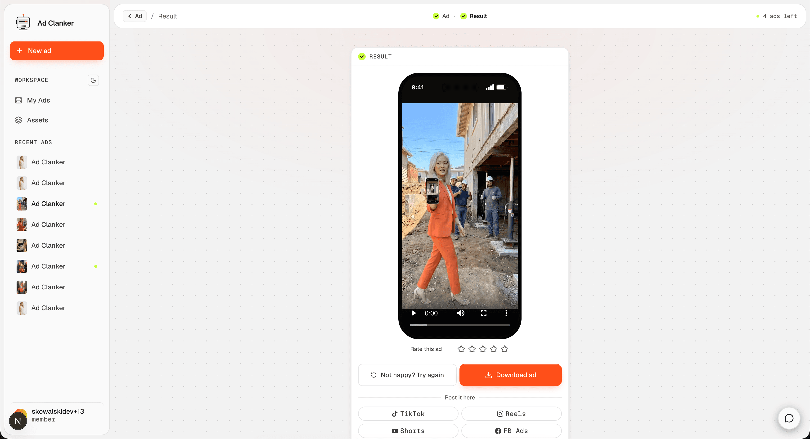 Download your ad